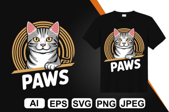 AI-Powered Cat T-Shirt Design: A Creative Asset