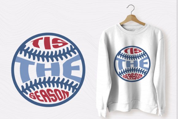 Baseball Tis the Season SVG Design Shirt: Creative Asset Guide