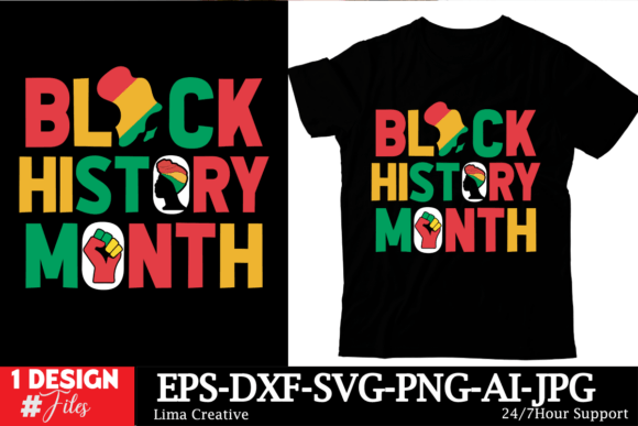 Black History Month T-shirt Design: A Creative Digital Resource