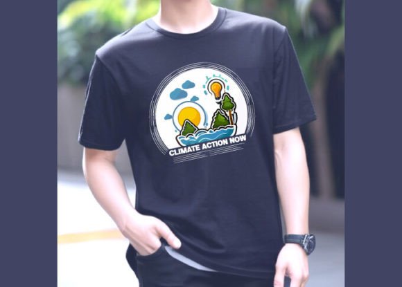 Climate Change T-Shirt Design 14: A Graphic Asset for Impactful Messaging
