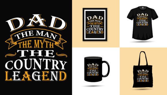 Country Dad Fathers Day T-Shirt Design: A Designer's Asset