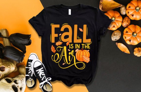 Embrace the Season: Fall is in the Air Autumn T Shirt Design