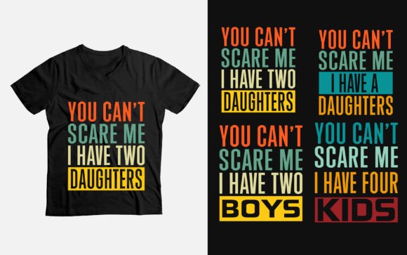 Funny Dad T-Shirt Quotes Design: Humor Meets Professional Craft