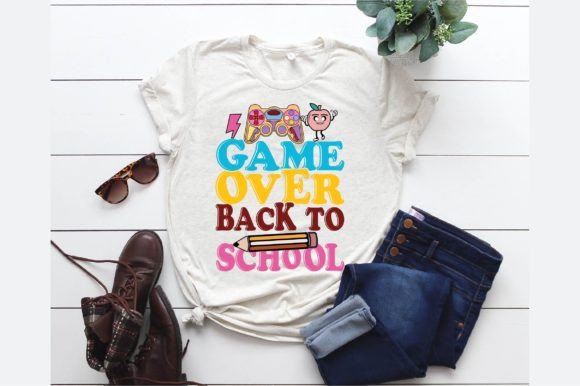 Game Over Back To School SVG: A Designer's Asset