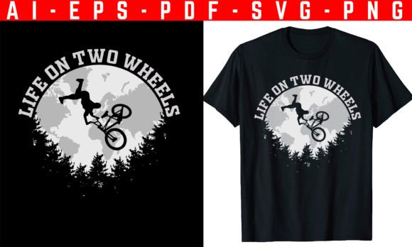 Life on Two Wheels: Dynamic BMX T-Shirt Design for Your Brand