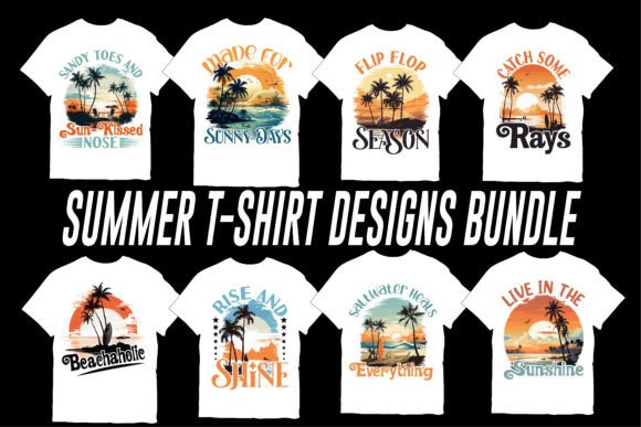 New Creative Summer T-Shirt Design: Your Premium Design Bundle