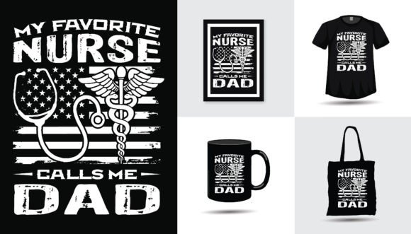 Nurse Dad Fathers Day Tshirt Design: Creative Asset Guide