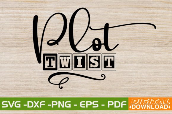 Plot Twist SVG Design: Dynamic Typography for Modern Projects