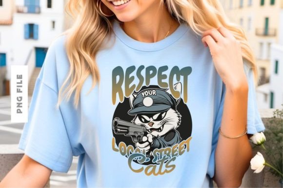 Respect Your Local Street Cats Design: A Modern Asset