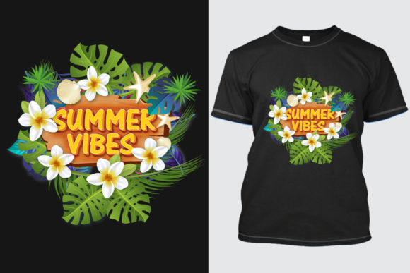 Summer T-Shirt Design 17: A Vector Asset for Creative Projects